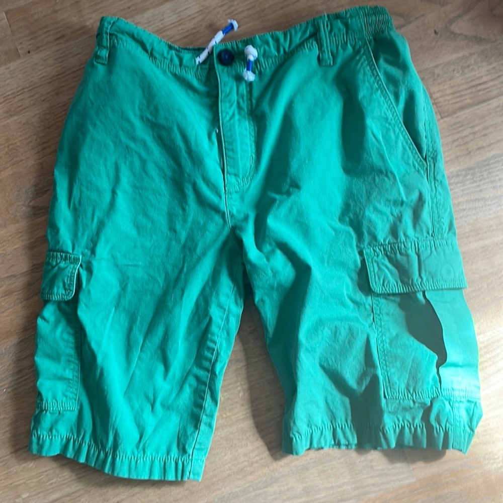 Mini Boden 13Y Kelly green shorts
